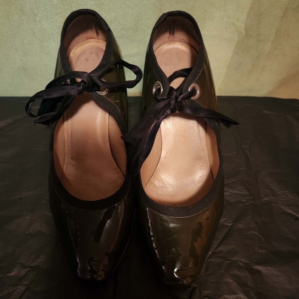 Sold Vintage Italian leather tango shoes - Picture 5 of 9